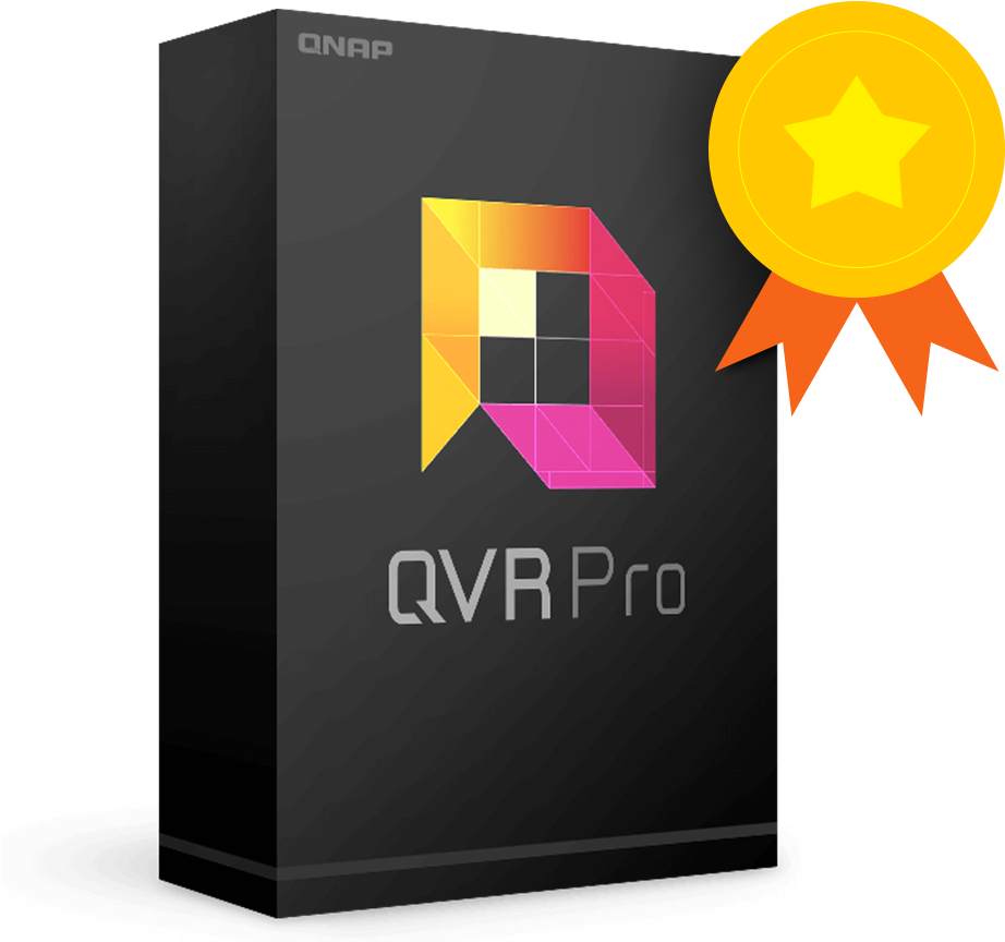 Qnap Qvr Pro Gold Starter Pack - Lic Sw Qvrpro 1ch Ei (980x898), Png Download