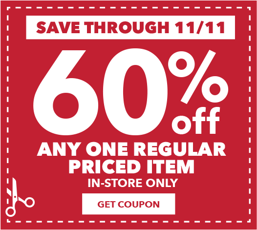 60% Off Any One Regular-priced Item - Joann 60 Off Coupon 2018 (600x514), Png Download