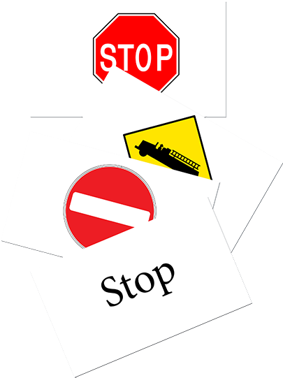 Review Your Road And Safety Signs - Stop Sign (760x560), Png Download
