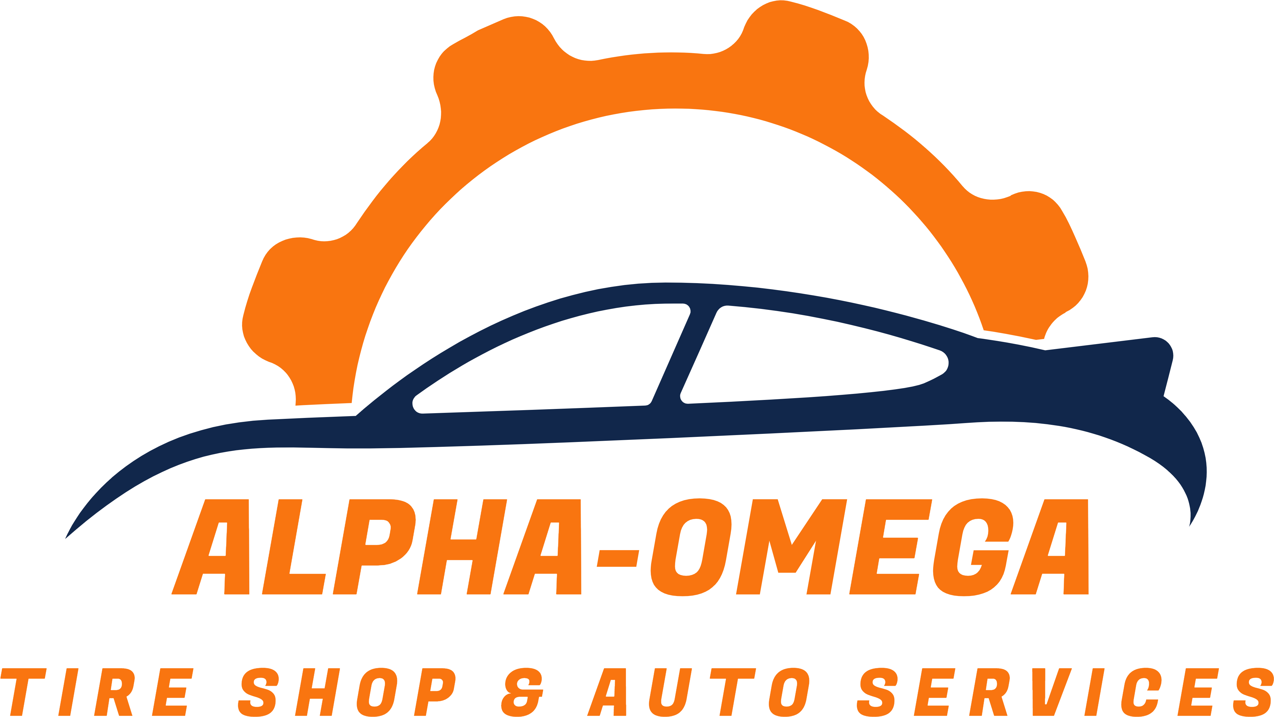 Alpha & Omega - لوگو تعمیرگاه ماشین (4581x2808), Png Download
