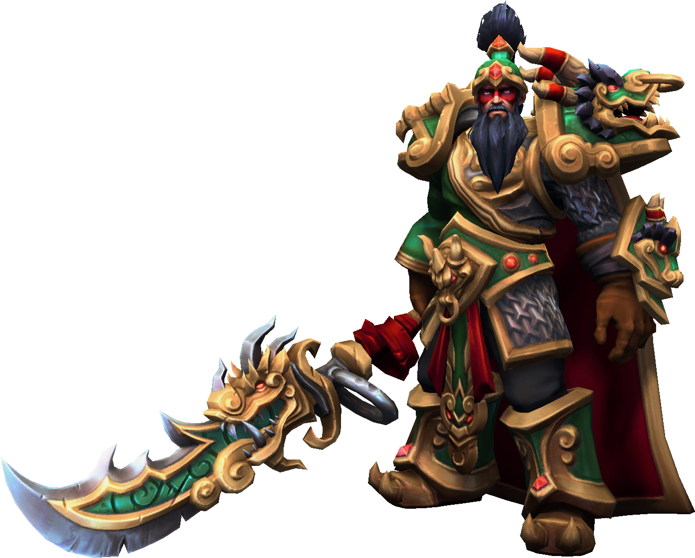 Arthas Guan Yu Skin 2 - Illustration (2100x1500), Png Download