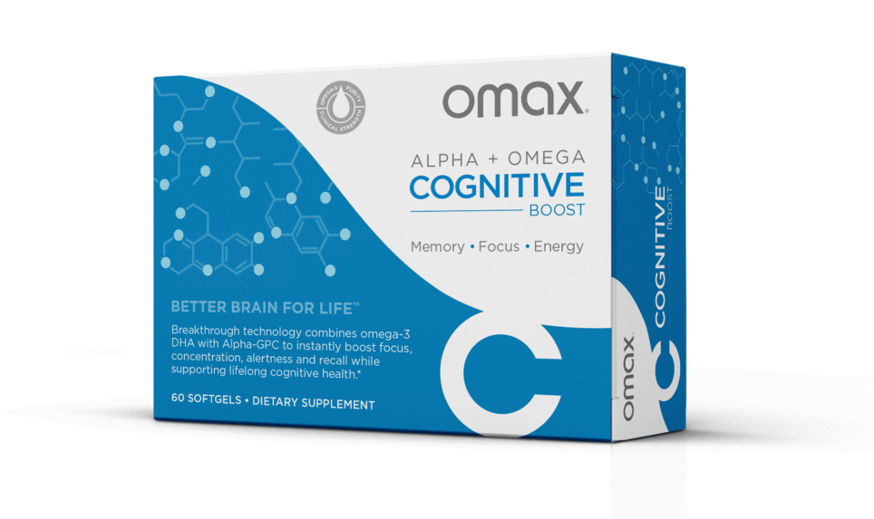 Omax Alpha Omega Cognitive Boost - Omega-3 Fatty Acids (1024x576), Png Download