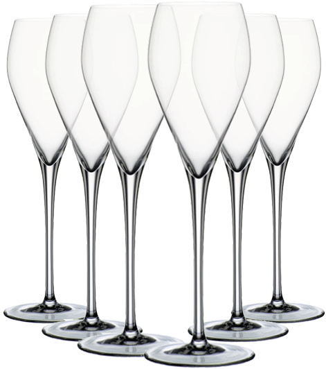 Spiegelau Party Champagne Flute 6 Pack - Spiegelau Party Champagne Glass 6 Pcs (490x800), Png Download