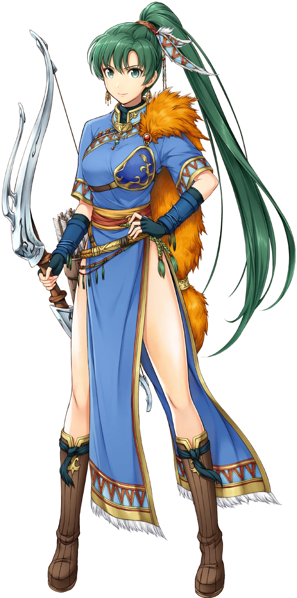 Feheroes News On Twitter - Fire Emblem Heroes Lyn (1000x1200), Png Download