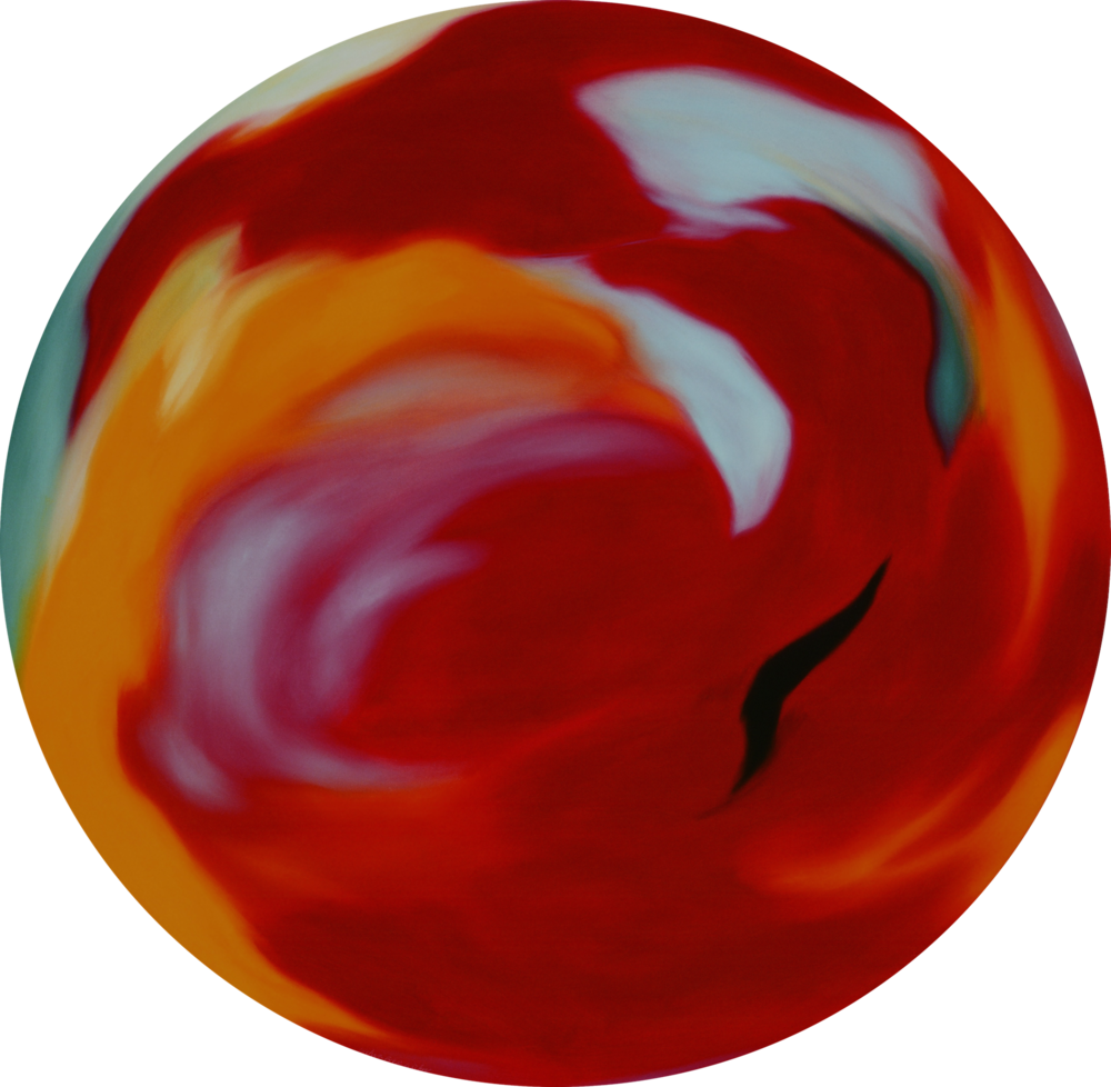 When We Make Love, I See Infinity Hand-ground Oil On (1000x978), Png Download