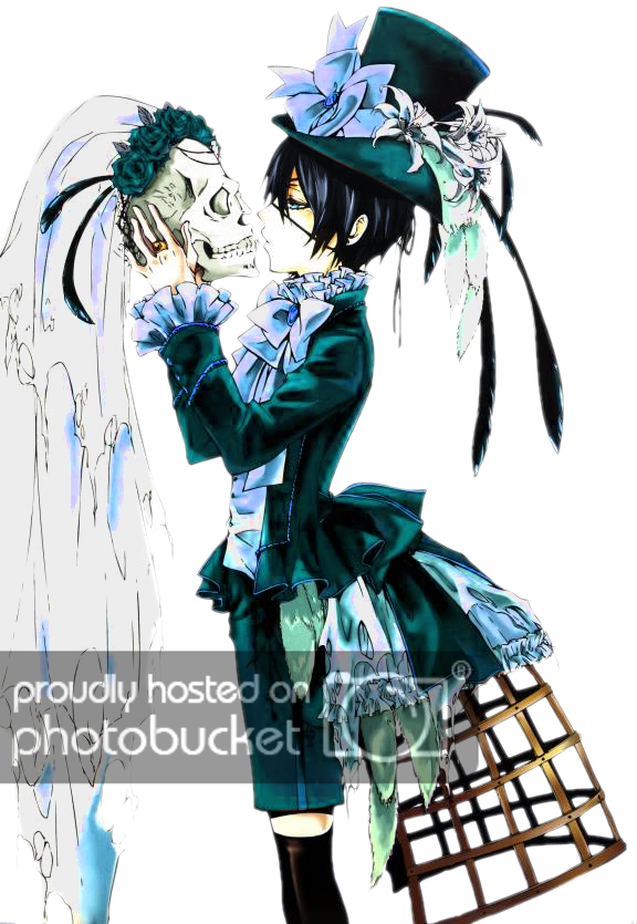 Picture - Ciel Phantomhive Skull (576x835), Png Download