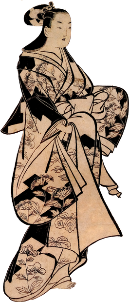 Japanese Vintage Woodcuts - Kaigetsudo Dohan (618x618), Png Download