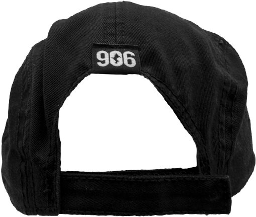 Hat - "u - P - Silhouette" Black Cotton Twill 5-panel - 5-panel Camper Hat (600x600), Png Download