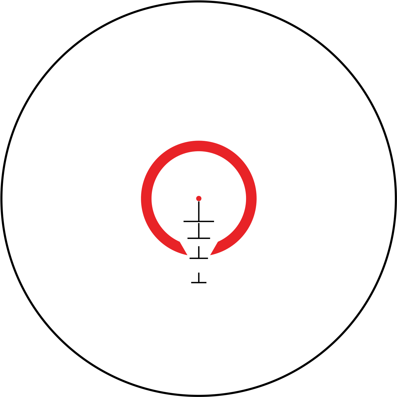 Bushnell Ar Rifle Scope (2000x2000), Png Download