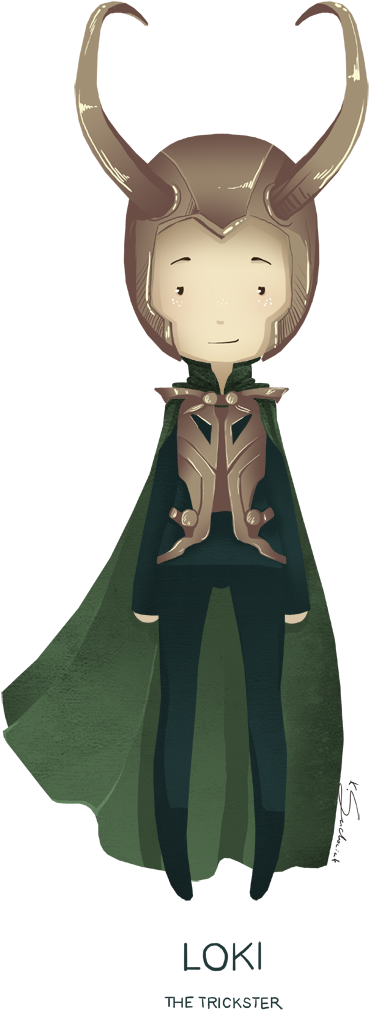Loki The Trickster By ~koroa Tom Hiddleston Loki, Book - Comic Book (500x1065), Png Download