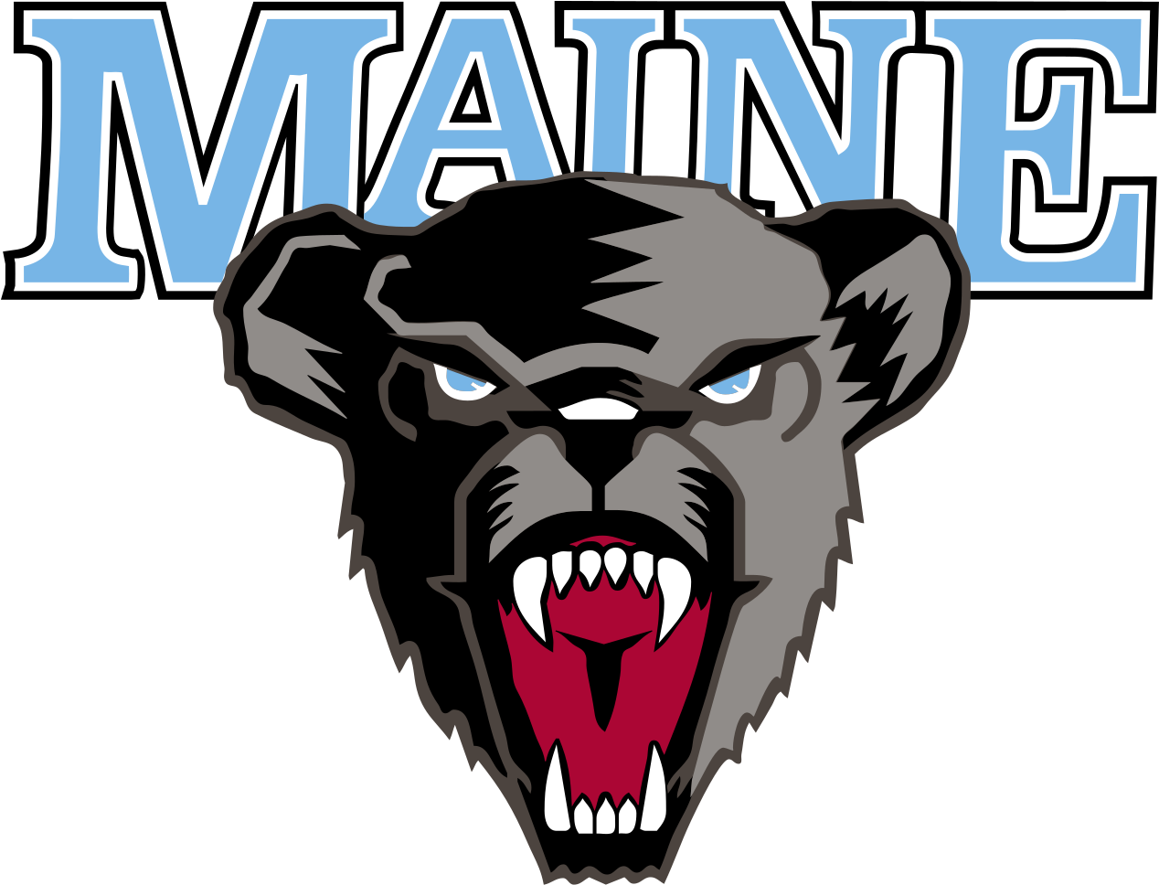 The University Of Maine Boasts The Largest Trophy Cabinet - University Of Maine Orono Mascot (1280x982), Png Download