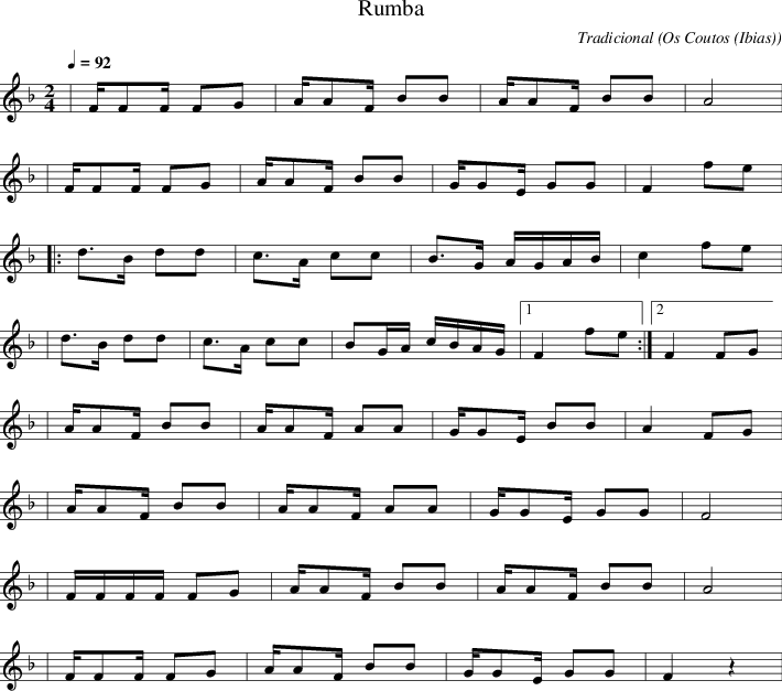 Listen To Rumba - Sheet Music (710x627), Png Download