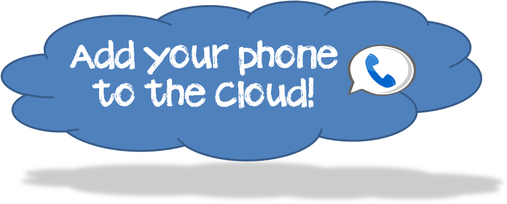 Add Your Phone To The Cloud With Google Voice - Cloud Telephony Service (999x405), Png Download