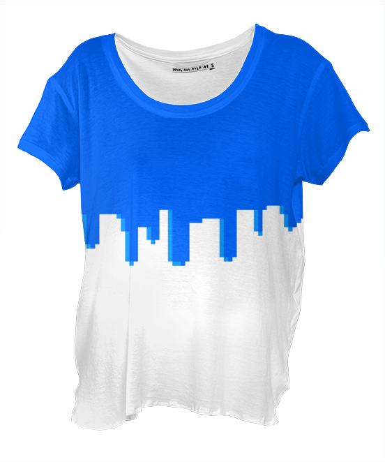 Pixel Drip $48 - T-shirt (559x682), Png Download