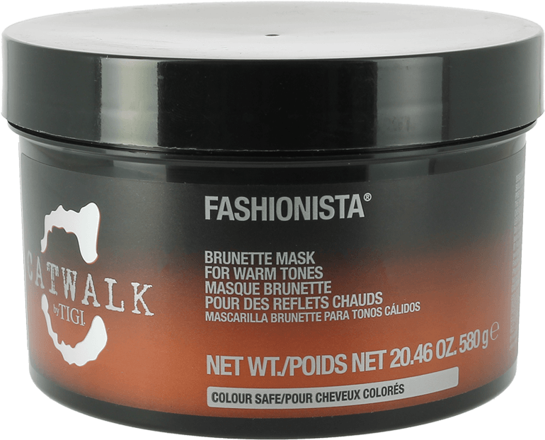 Tigi Catwalk Fashionista Brunette Mask 580g - Catwalk Tigi Fashionista Brunette Mask For Warm Tones, (1200x1200), Png Download