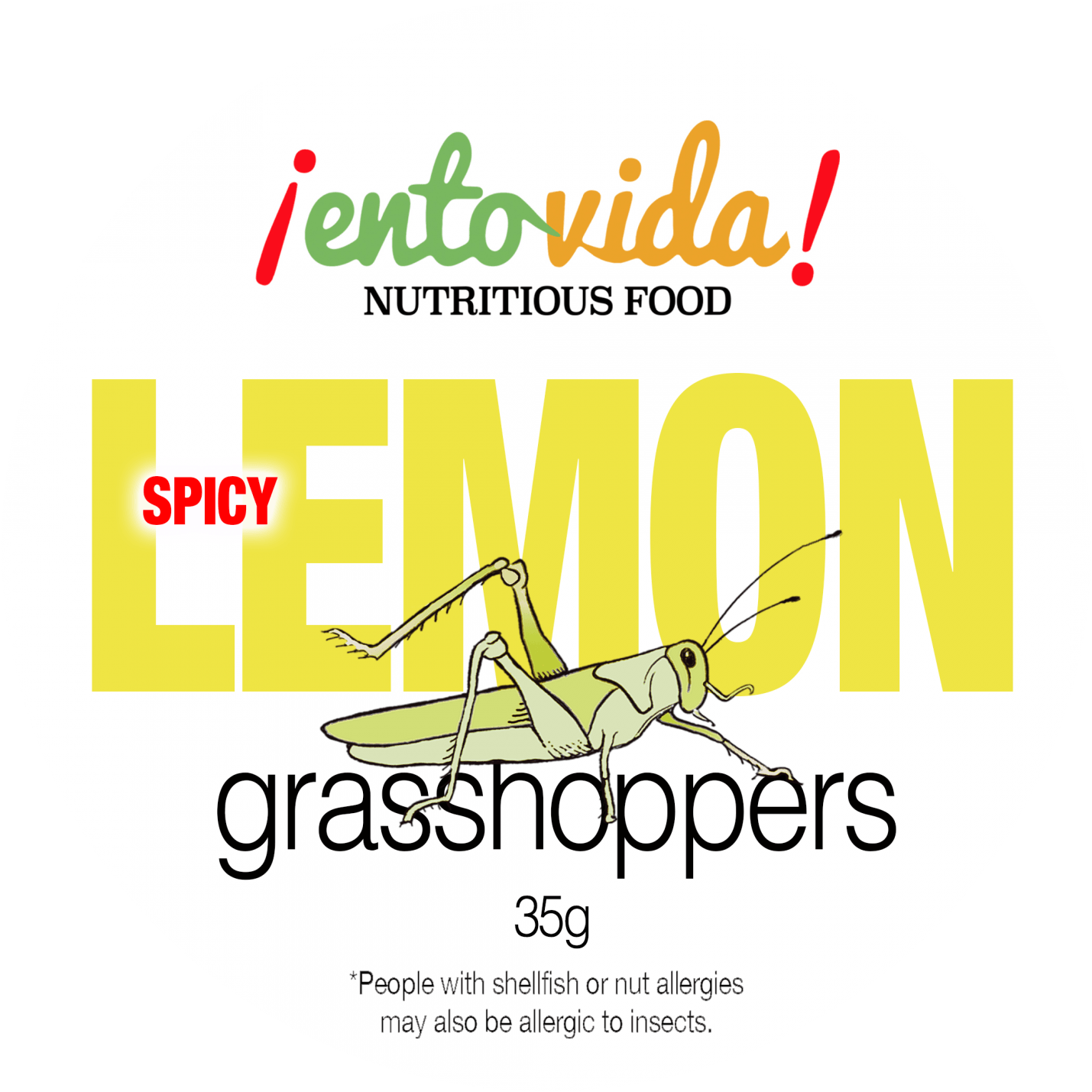 Sal Y Limon Grasshoppers Lemon Flavored Grasshoppers - Superworm Thailand (1440x1440), Png Download