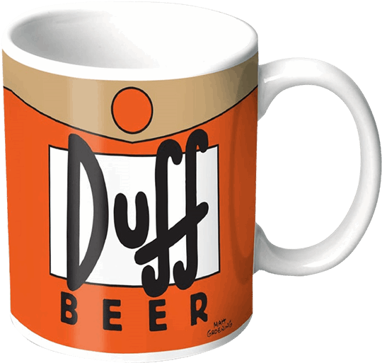 1 Of - Simpsons: Duff Beer Can - Mug (600x600), Png Download