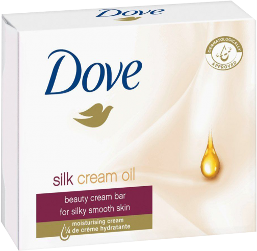 Dove Soap 135gm Silk Creamoil - Dove Soap Original 100 G (550x684), Png Download