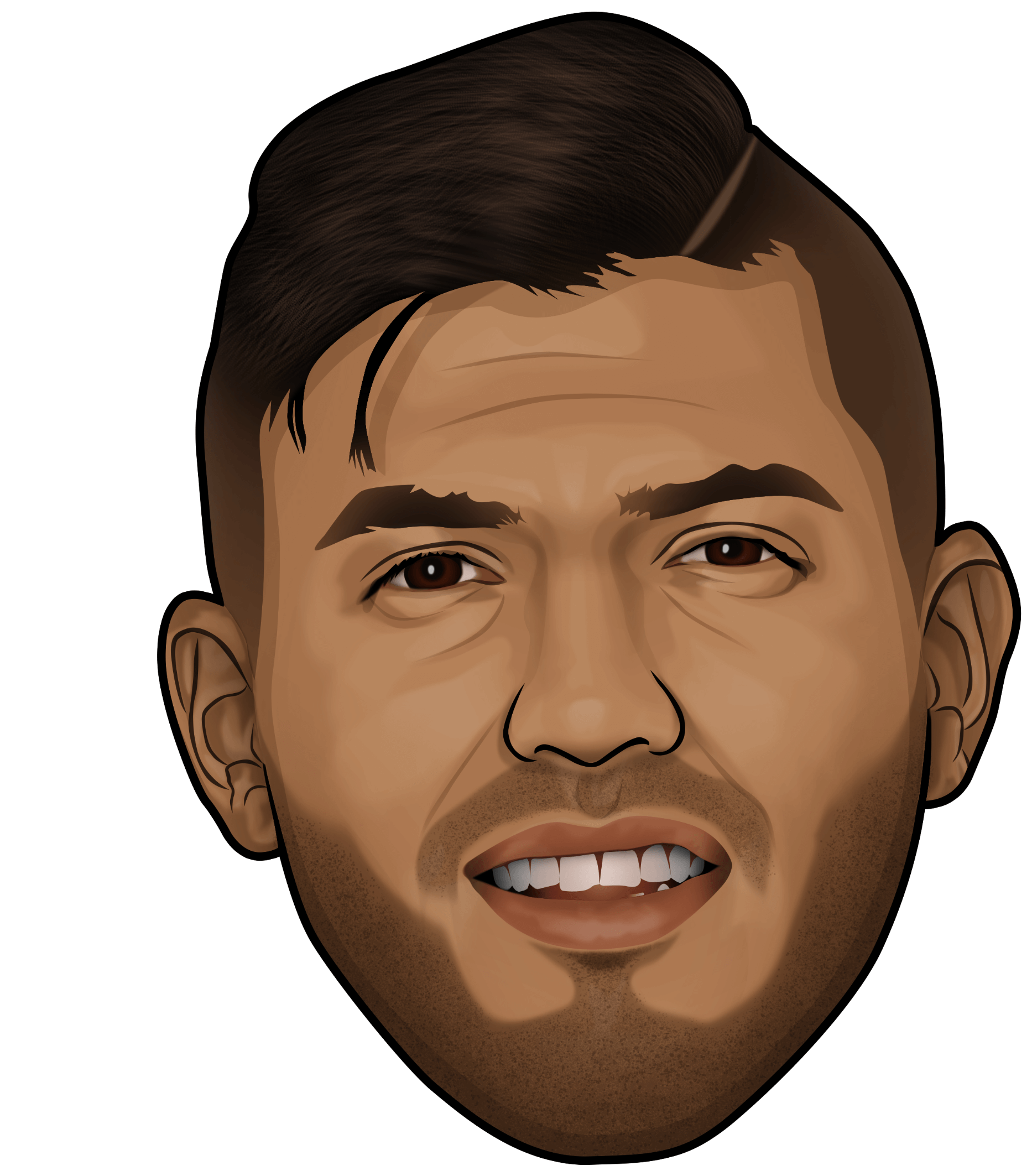 Aguero - Sergio Agüero (2200x2200), Png Download