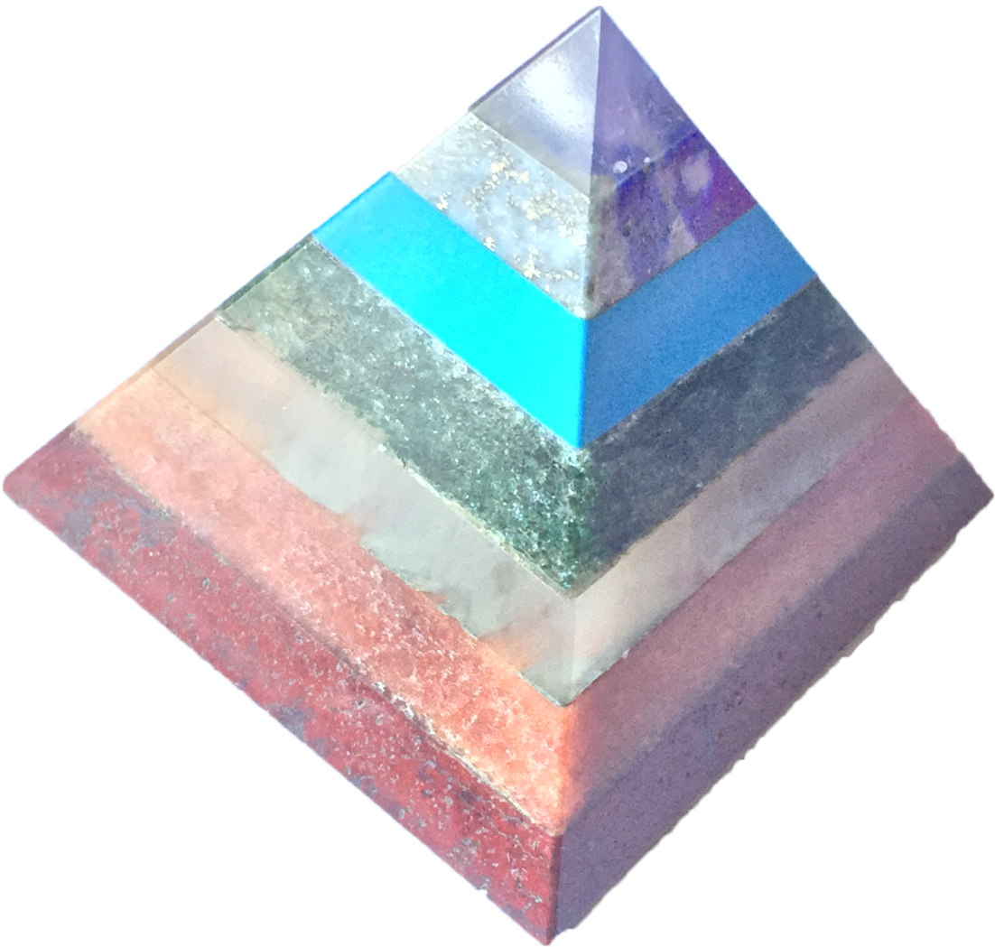 Chakra Stone Layer Pyramid - Patchwork (2048x2731), Png Download