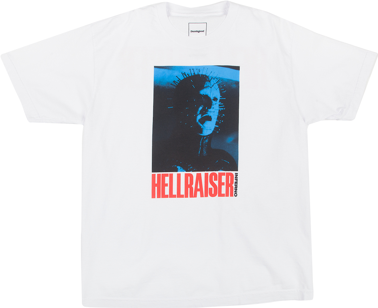 Ss Hellraiser Inferno Tee White - Active Shirt (1500x1500), Png Download