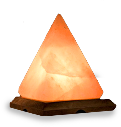 Pyramid Shape Salt Lamp - Pyramid Shaped Salt Lamp (559x559), Png Download