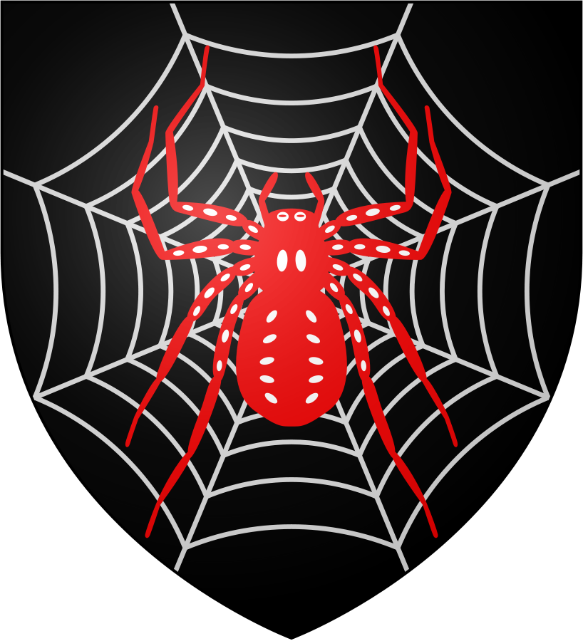 House Webber Of Coldmoat Is A Noble House From Coldmoat - Spider Web Sticker (818x900), Png Download