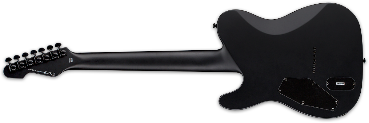 Esp Ltd Te-417 In Black Satin - Esp Ltd Te 401 Black Satin (1200x407), Png Download