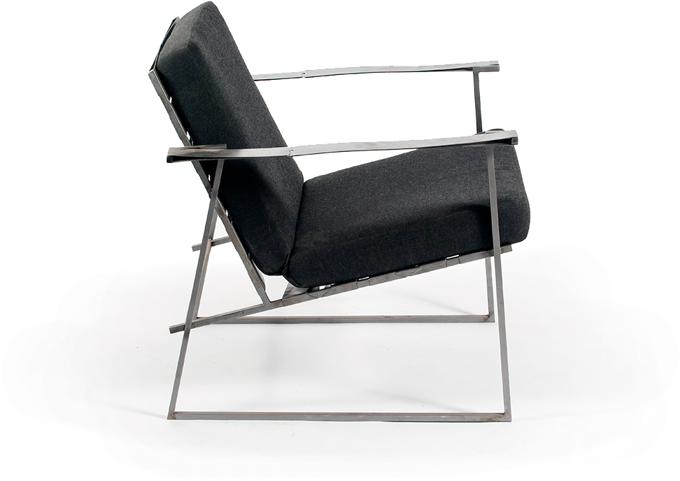 All Steel Chair With Cushions (1366x768), Png Download