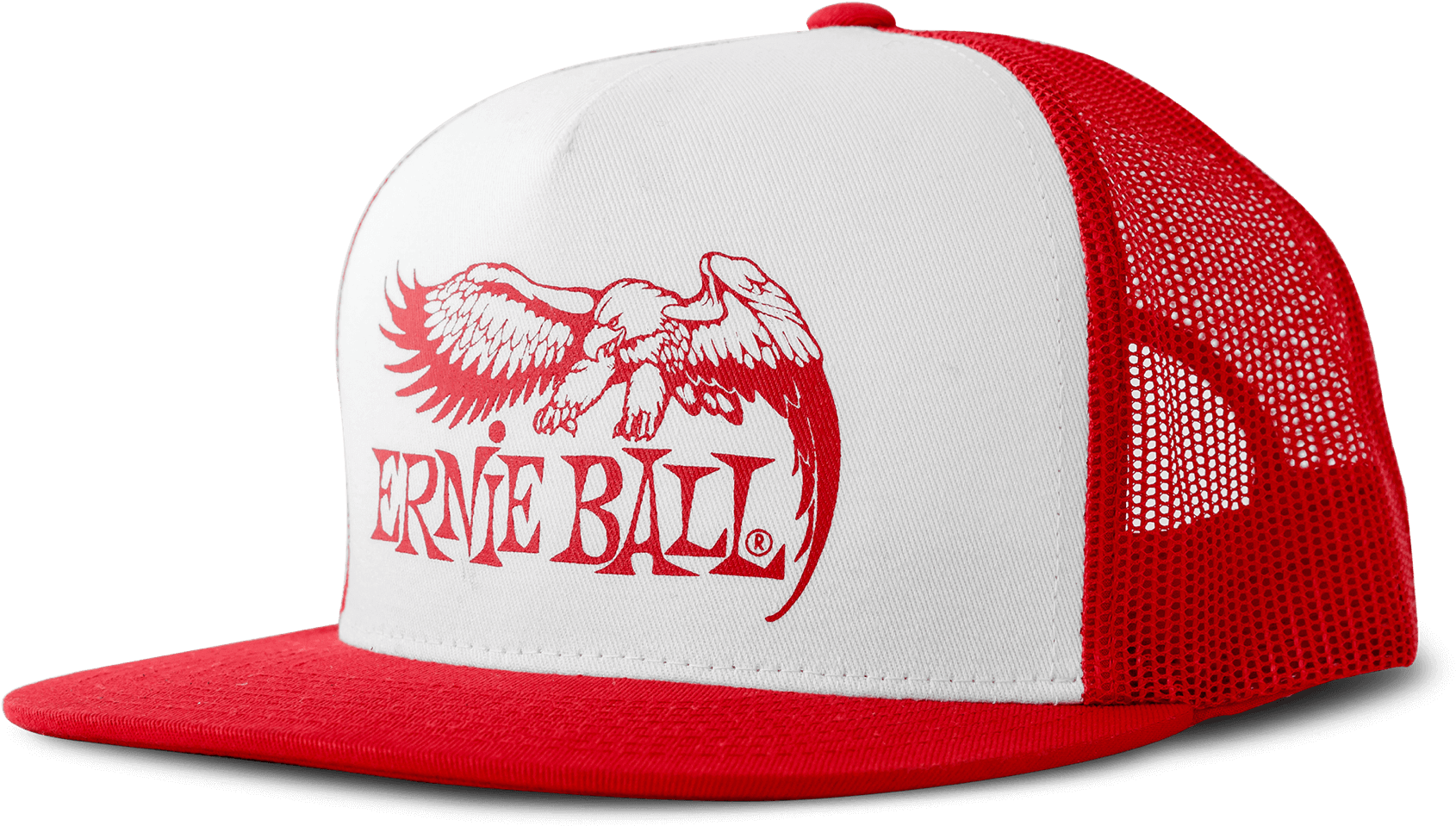 Ernie Ball Eagle Logo Hat - Ernie Ball Official Red With Front Black Eagle Logo (1000x1000), Png Download