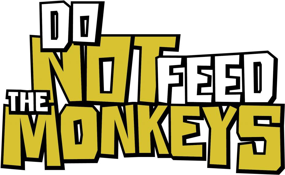 Cage & Mailman Collectibles - Do Not Feed The Monkeys Logo (1024x675), Png Download