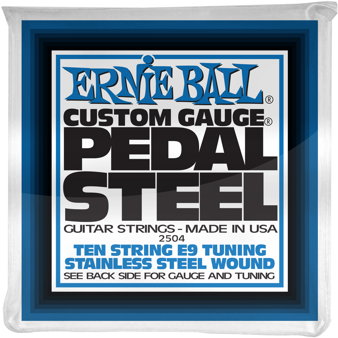 Ernie Ball Pedal Steel 10-string E9 Tuning Stainless - Ernie Ball 2504 Electric Guitar Strings Pedal Steel (1280x1280), Png Download