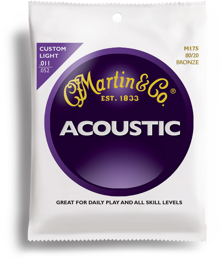 Martin M175 Acoustic Guitar Strings - Martin Guitar (1173x1200), Png Download