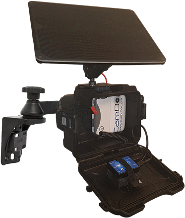 Swivel Mount Kit For Outdoor And Solar Enclosures - Ram Vertical Straight Swing Arm (640x480), Png Download