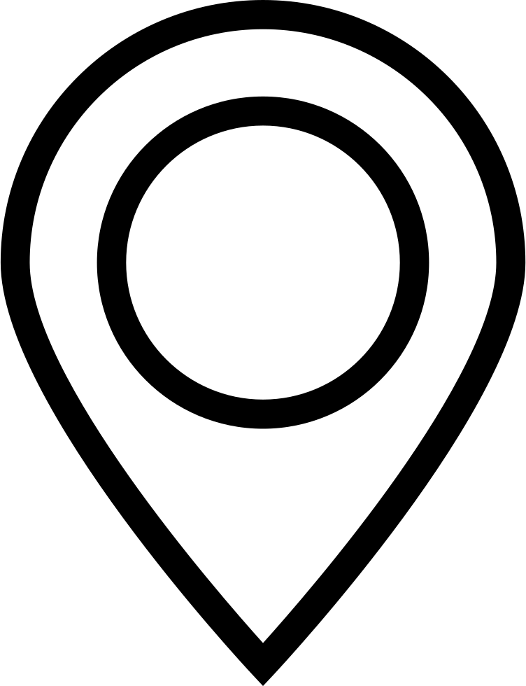 Png File Svg - Mapa Icon Png Branco (752x980), Png Download