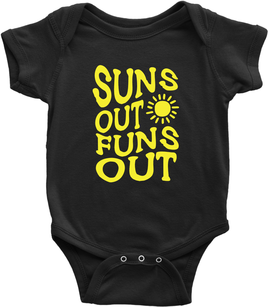 Suns Out Funs Out Baby Onesie - Escaped From Azkaban Png (1024x1024), Png Download