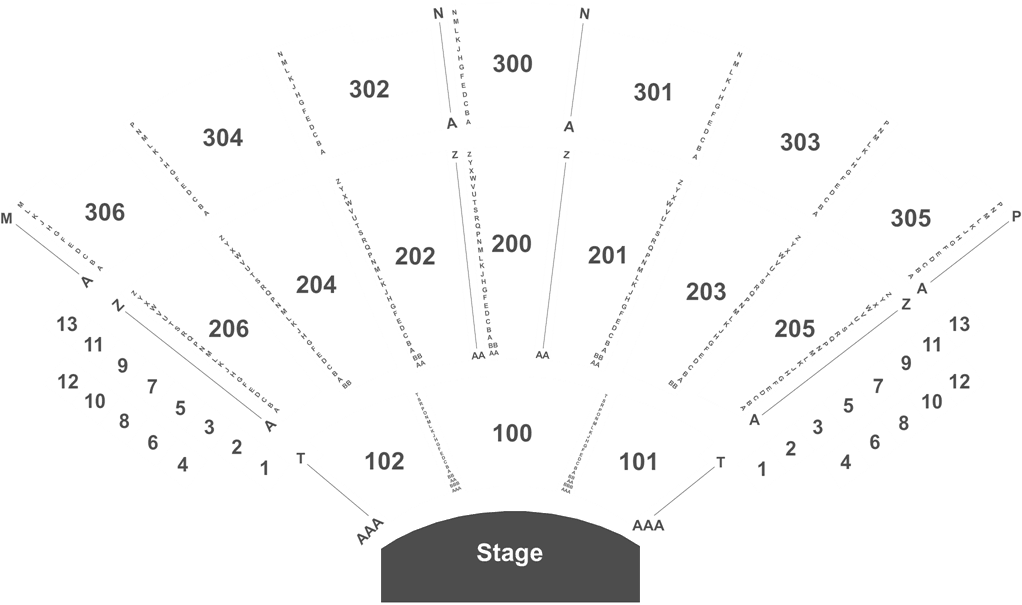 Hulu Theatre Seating Chart