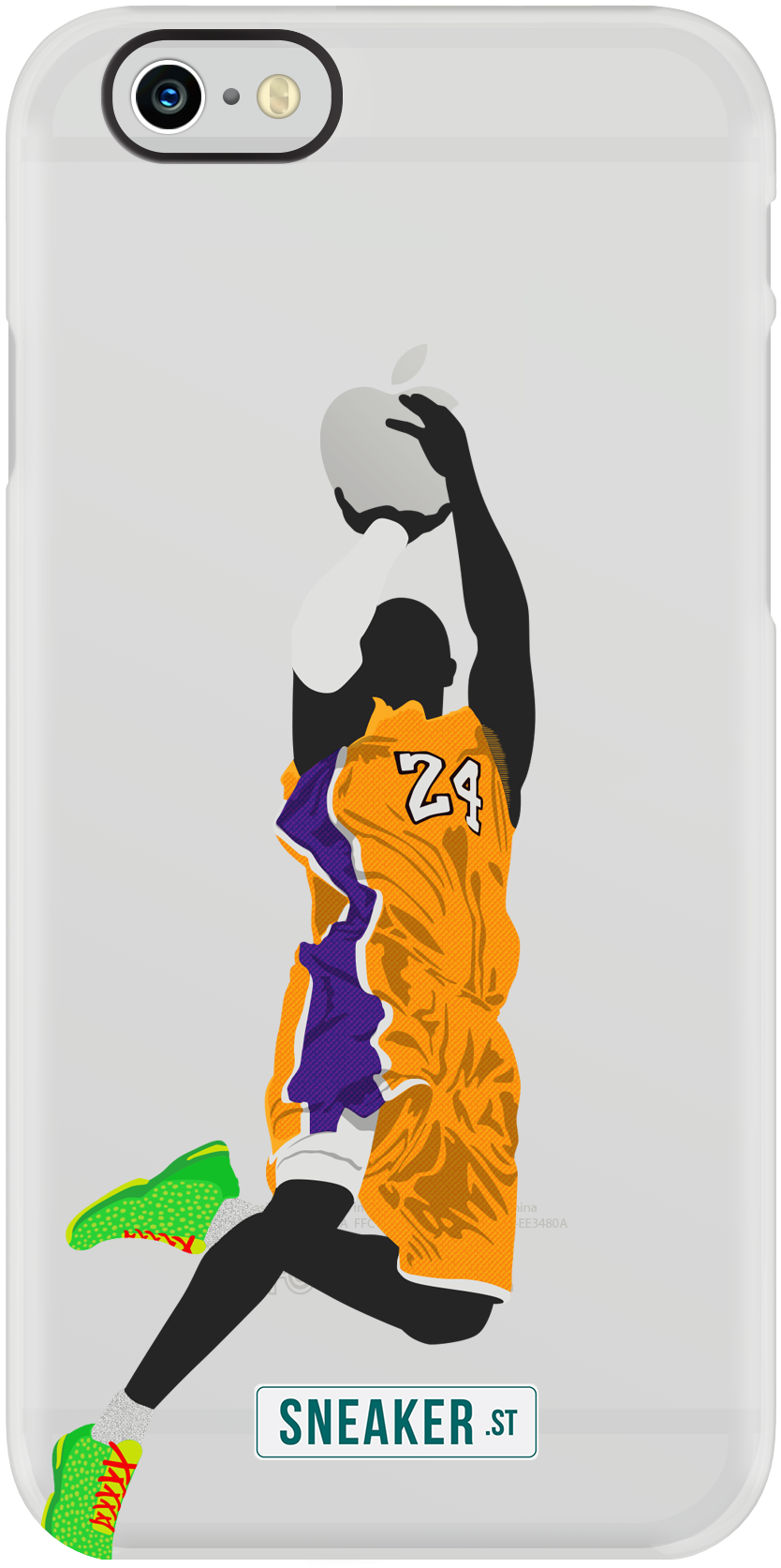 Sneakerst Kobe "grinch" Tpu Rubber Phone Case - Ipod Touch 6th Generation 32gb Stephen Curry (1187x1852), Png Download