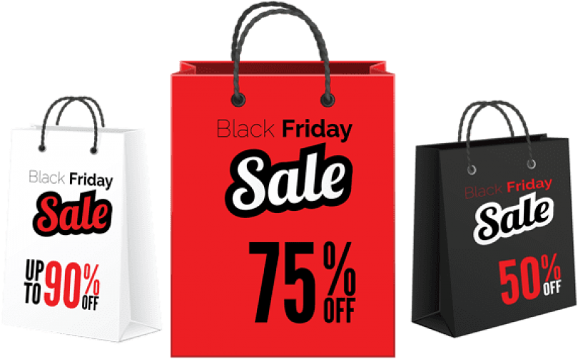 Black Friday Sale Bags Png - Bag For Sale Png (850x539), Png Download