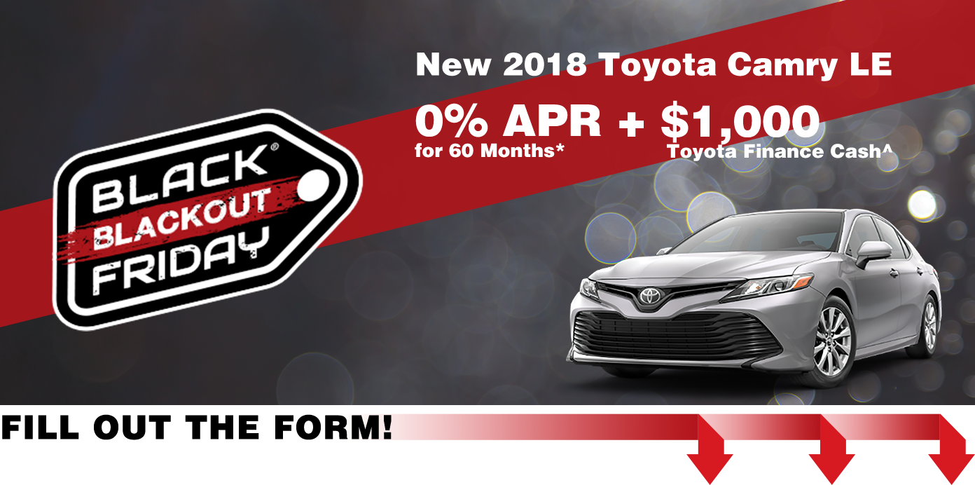It's That Time Of The Year Again - Toyota Black Friday Deals 2018 (1392x692), Png Download