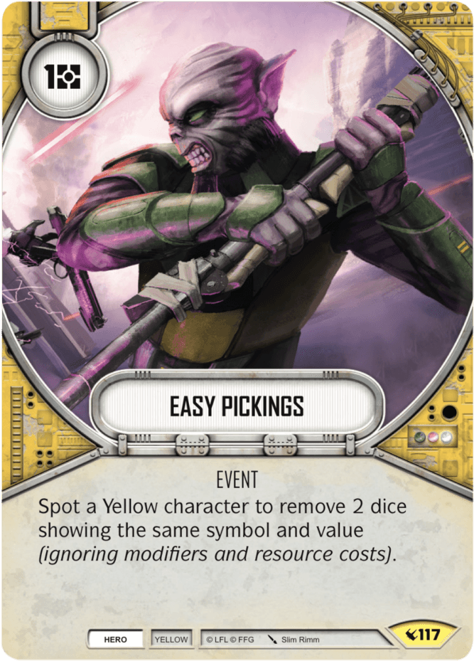 Destiny Singles - Star Wars Destiny Easy Pickings (724x1000), Png Download