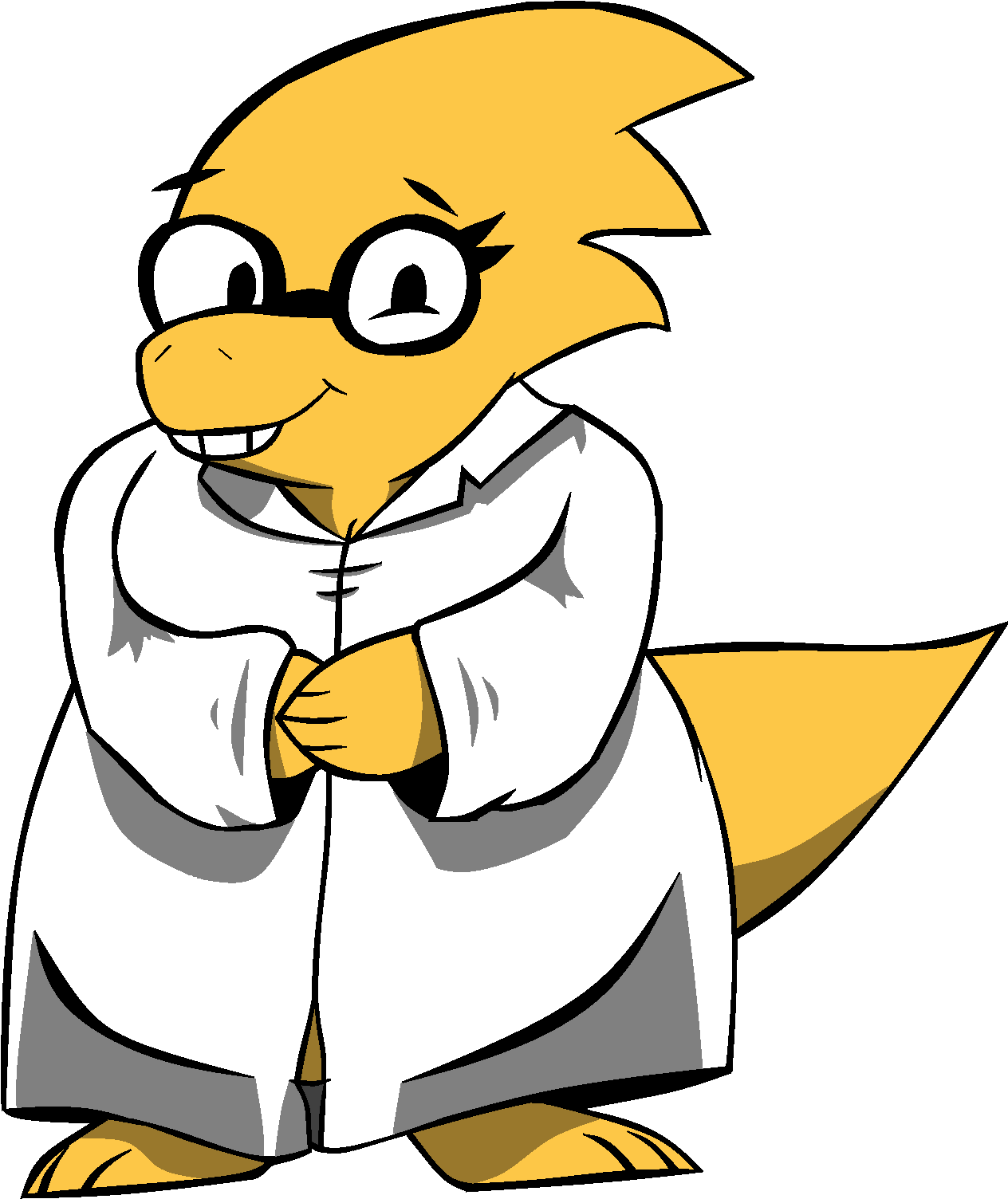 Alphys - Imagenes De Alphys (1531x1687), Png Download