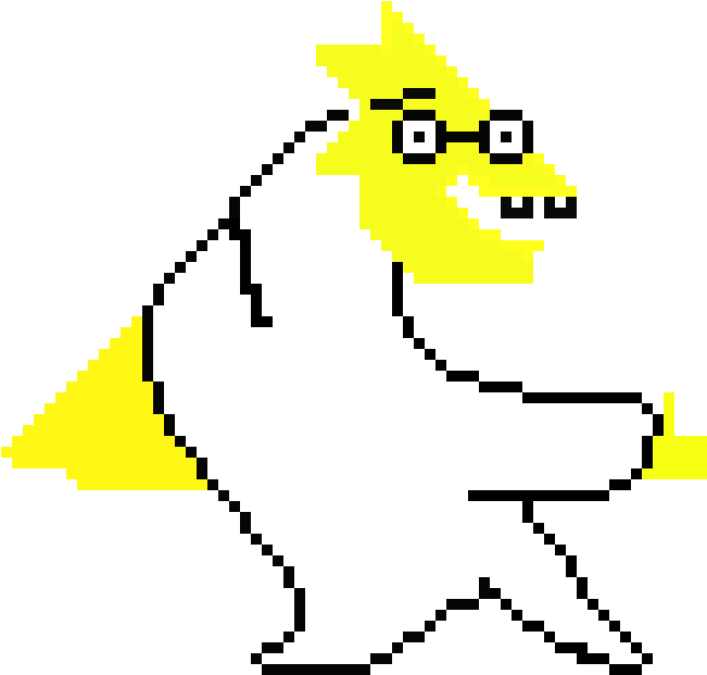 Alphys - Amalgamate Toriel Asgore Asriel (840x670), Png Download
