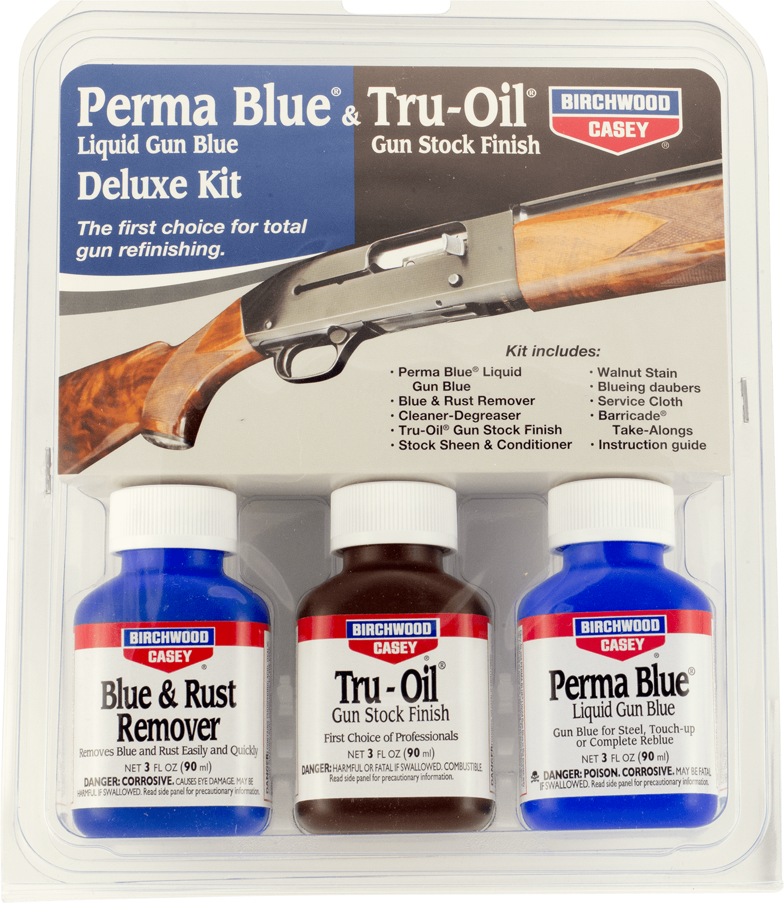 Birchwood Casey Perma Bule & Tru-oil Deluxe Kit (1787x1787), Png Download