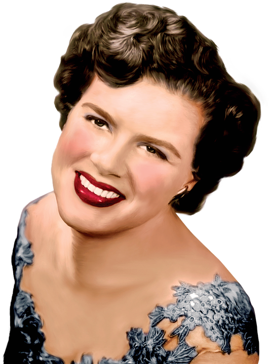 Virginia Patterson Hensley, Image From Patsymuseum - Patsy Cline (580x733), Png Download