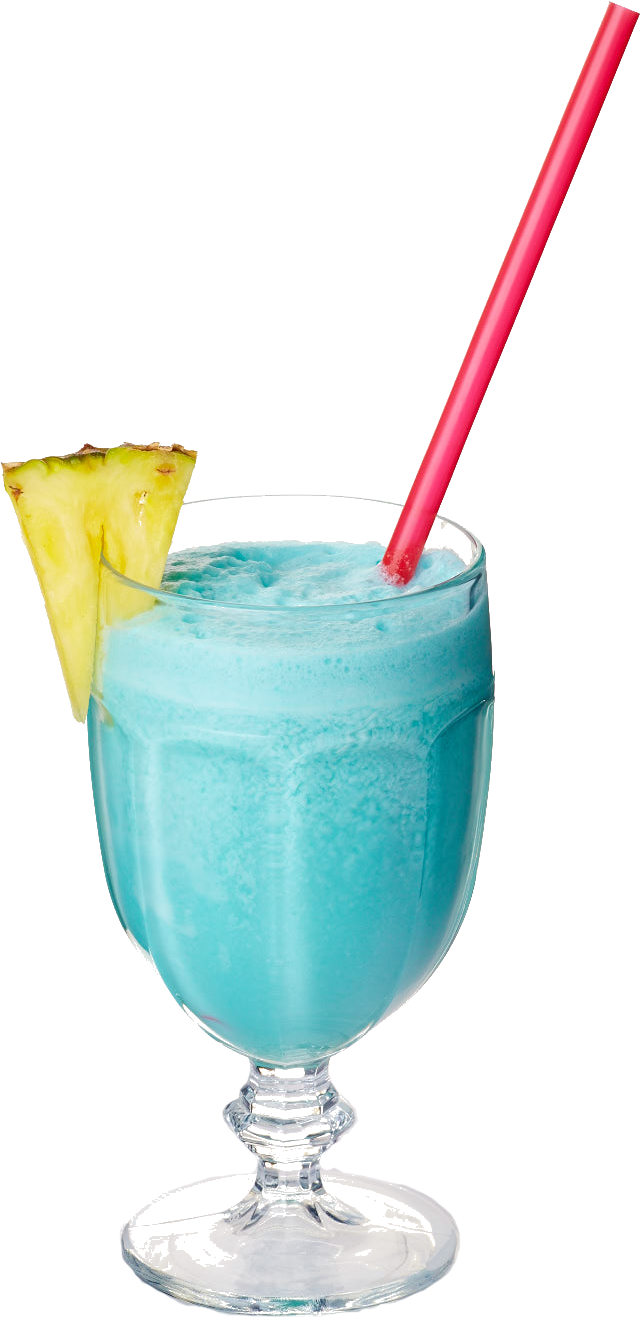 Blue Smoothie Transparent Png (657x1417), Png Download