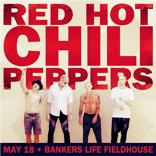 Red Hot Chili Pepper Tour 2017 (775x515), Png Download