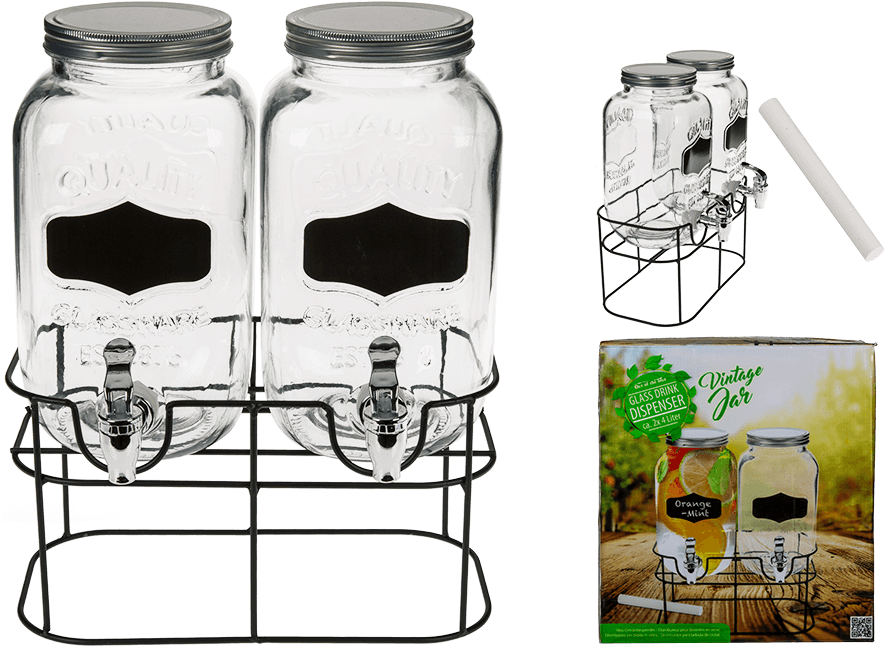 Double Distributeur De Boisson (945x709), Png Download