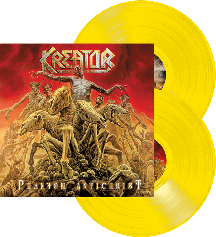 Phantom Antichrist Yellow Vinyl (1000x1000), Png Download