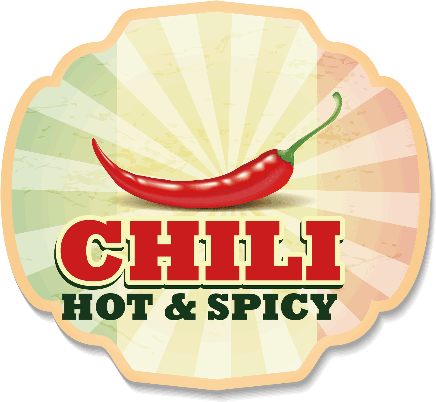 Chili Pepper Poster - Ilustraciones De Tacos (1516x1516), Png Download